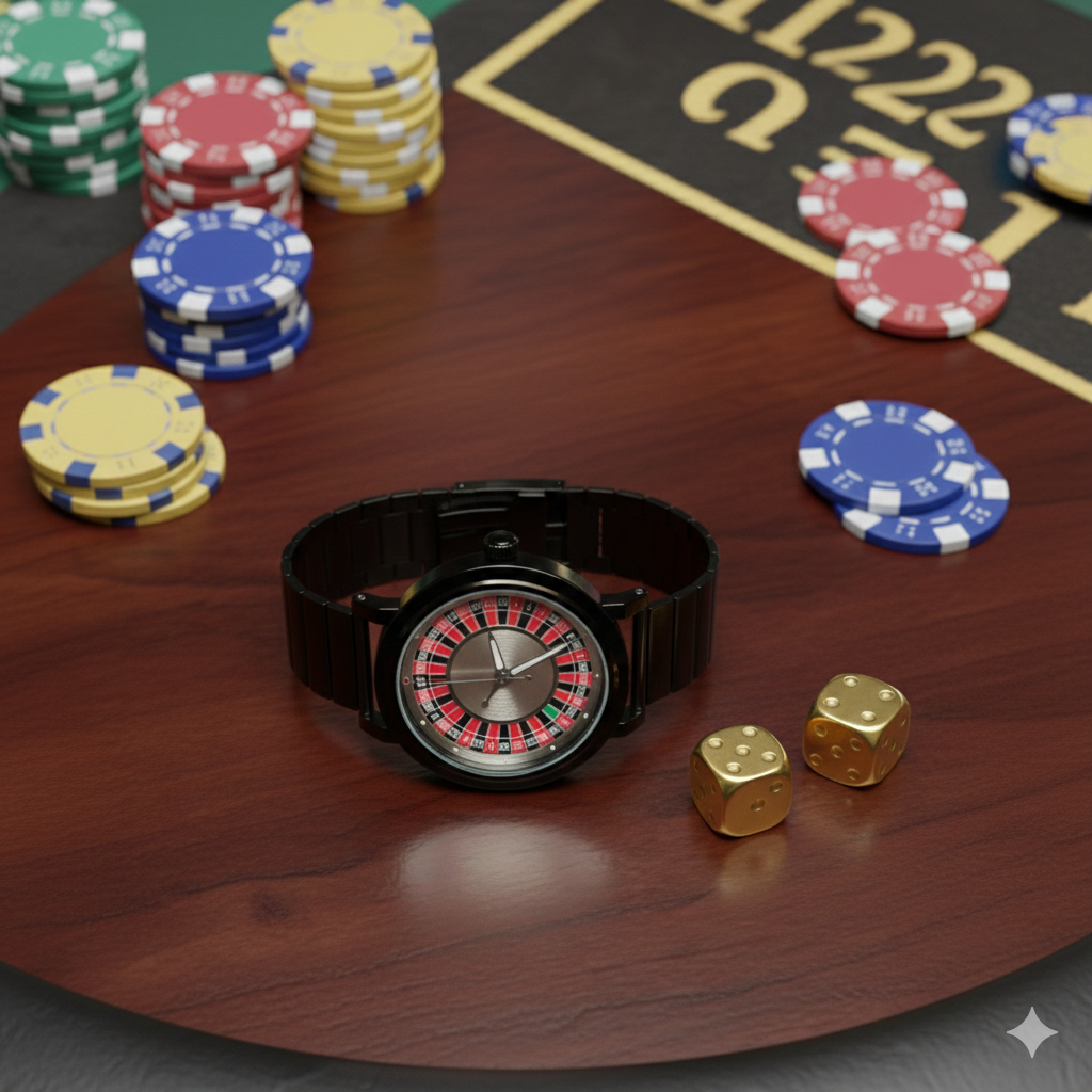 Aura Black Arabic Dial Men’s Watch – Minimal Luxury Stainless Steel Timepiece