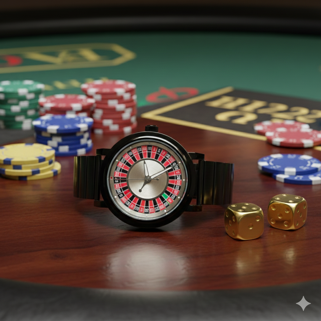 Aura Black Arabic Dial Men’s Watch – Minimal Luxury Stainless Steel Timepiece