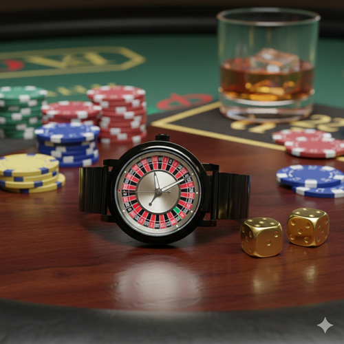 Aura Black Arabic Dial Men’s Watch – Minimal Luxury Stainless Steel Timepiece