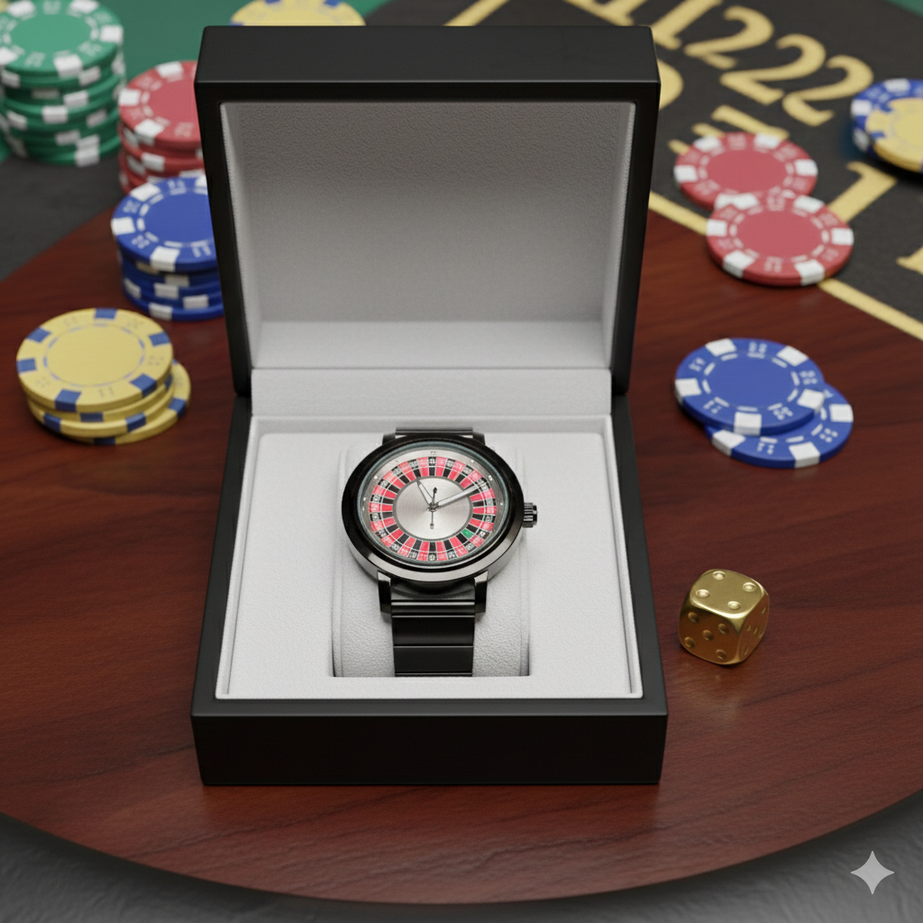 Aura Black Arabic Dial Men’s Watch – Minimal Luxury Stainless Steel Timepiece